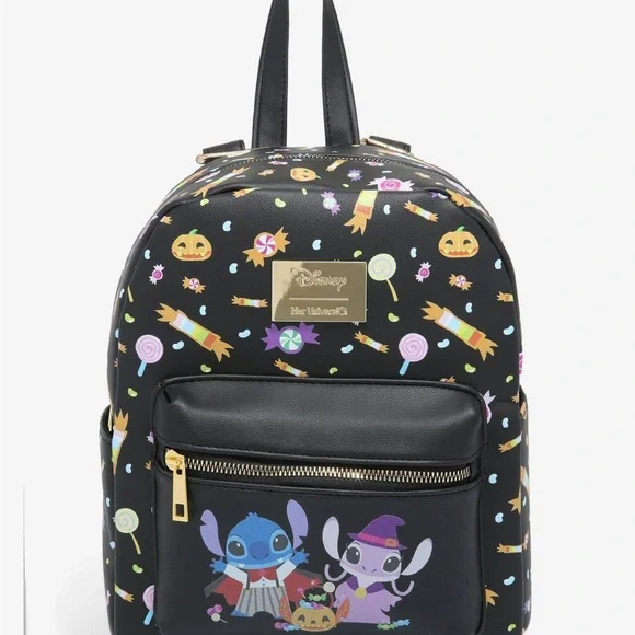 NWT Her Universe Disney Stitch Halloween Backpack and Wallet s-l400.jpg main image 3